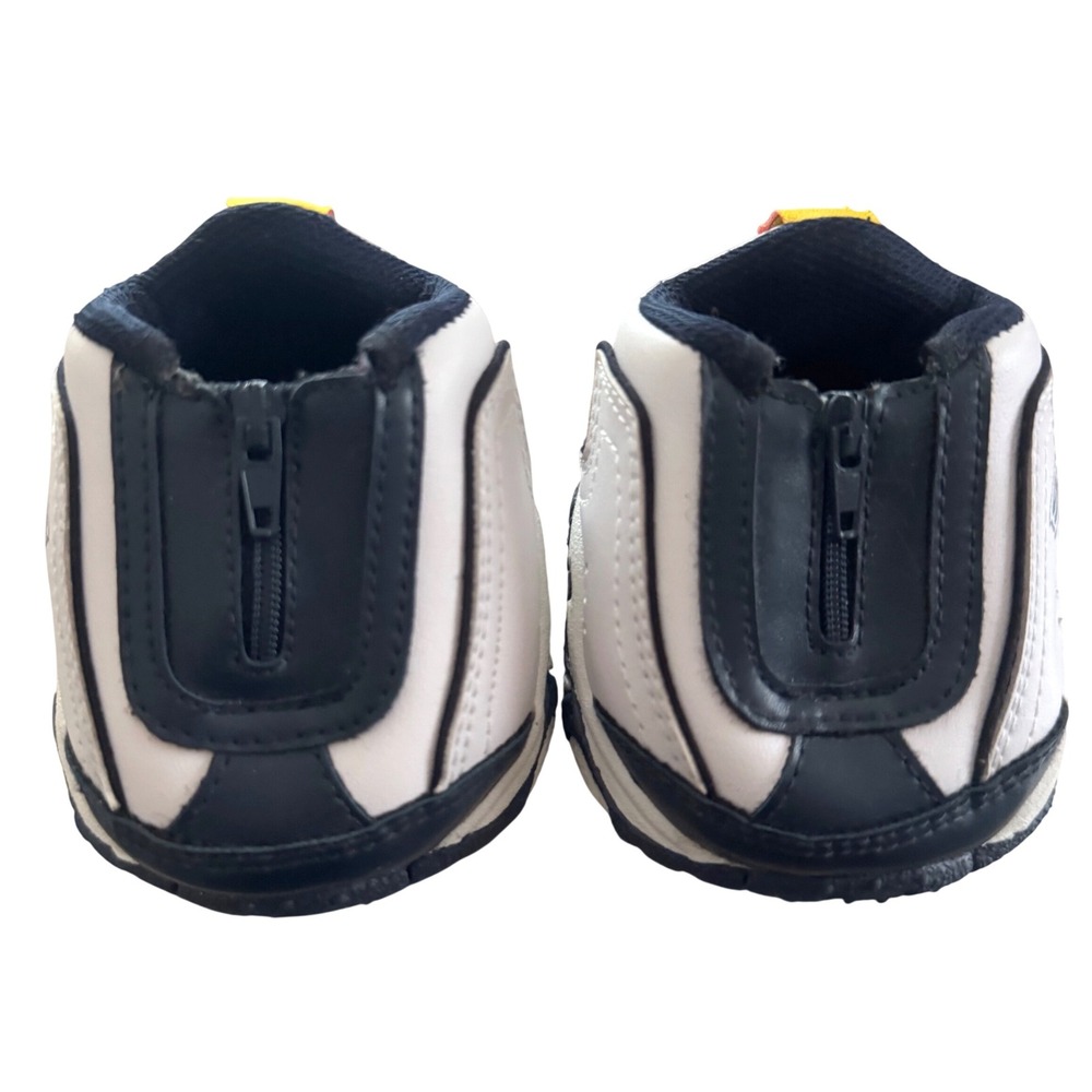 Build-A-Bear Skechers Navy & White Zip Sneakers Bear Shoes Retro Style